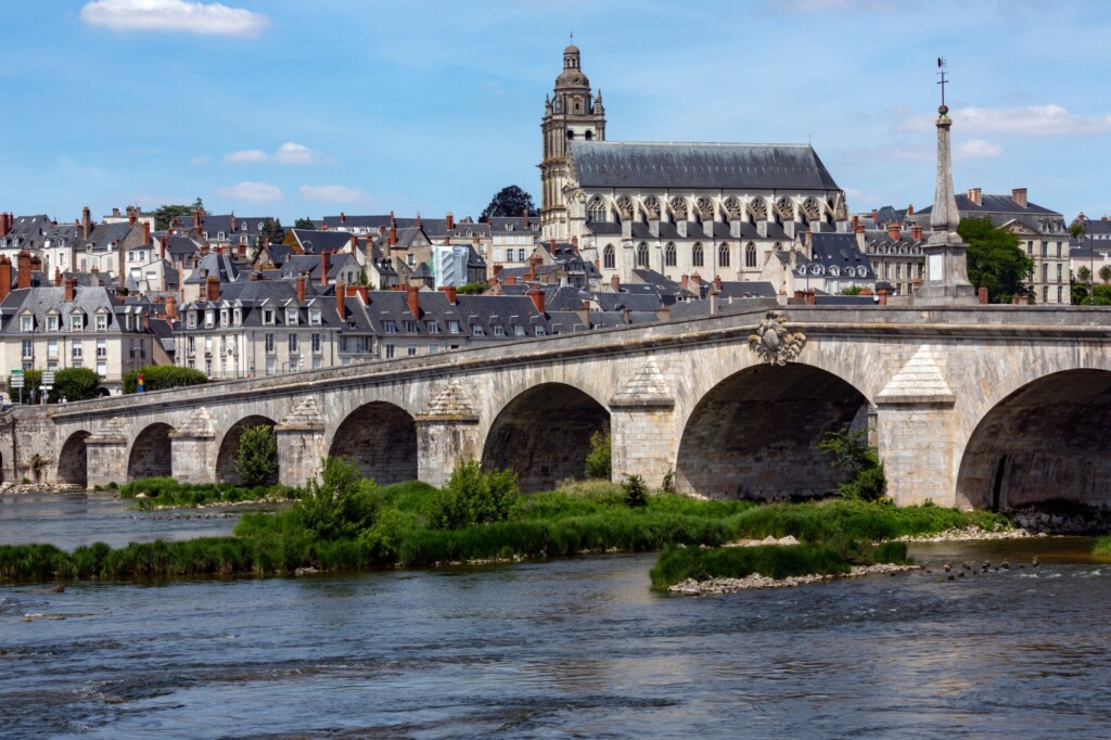 Photo de la ville de Blois et de son pont