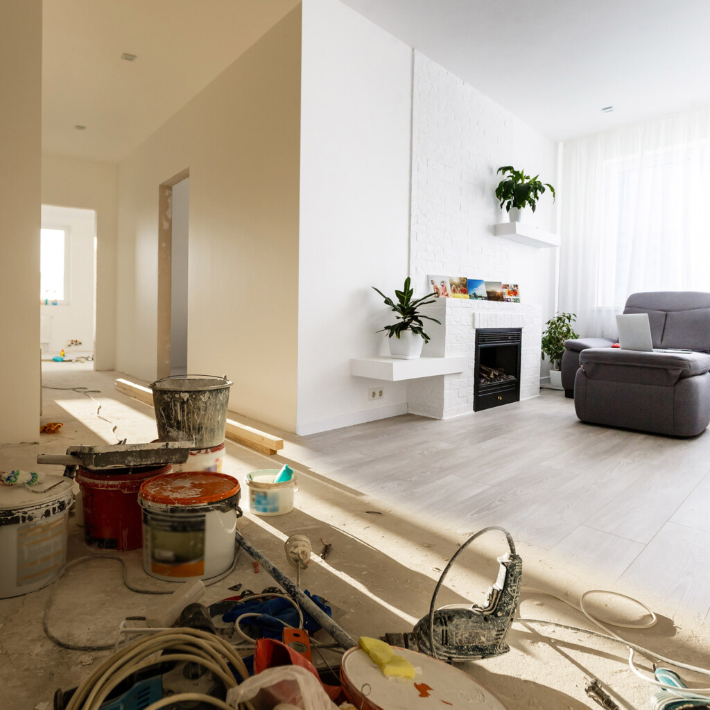 rénovation d'appartement avant/après