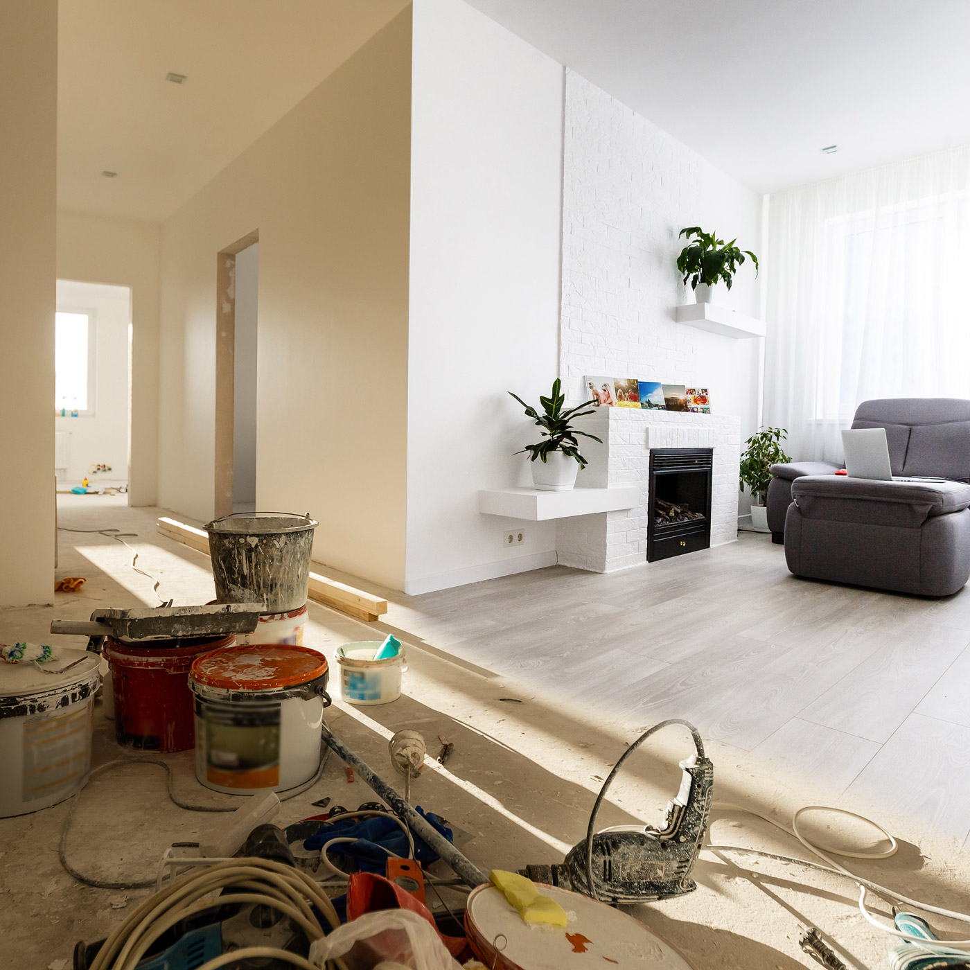 rénovation d'appartement avant/après