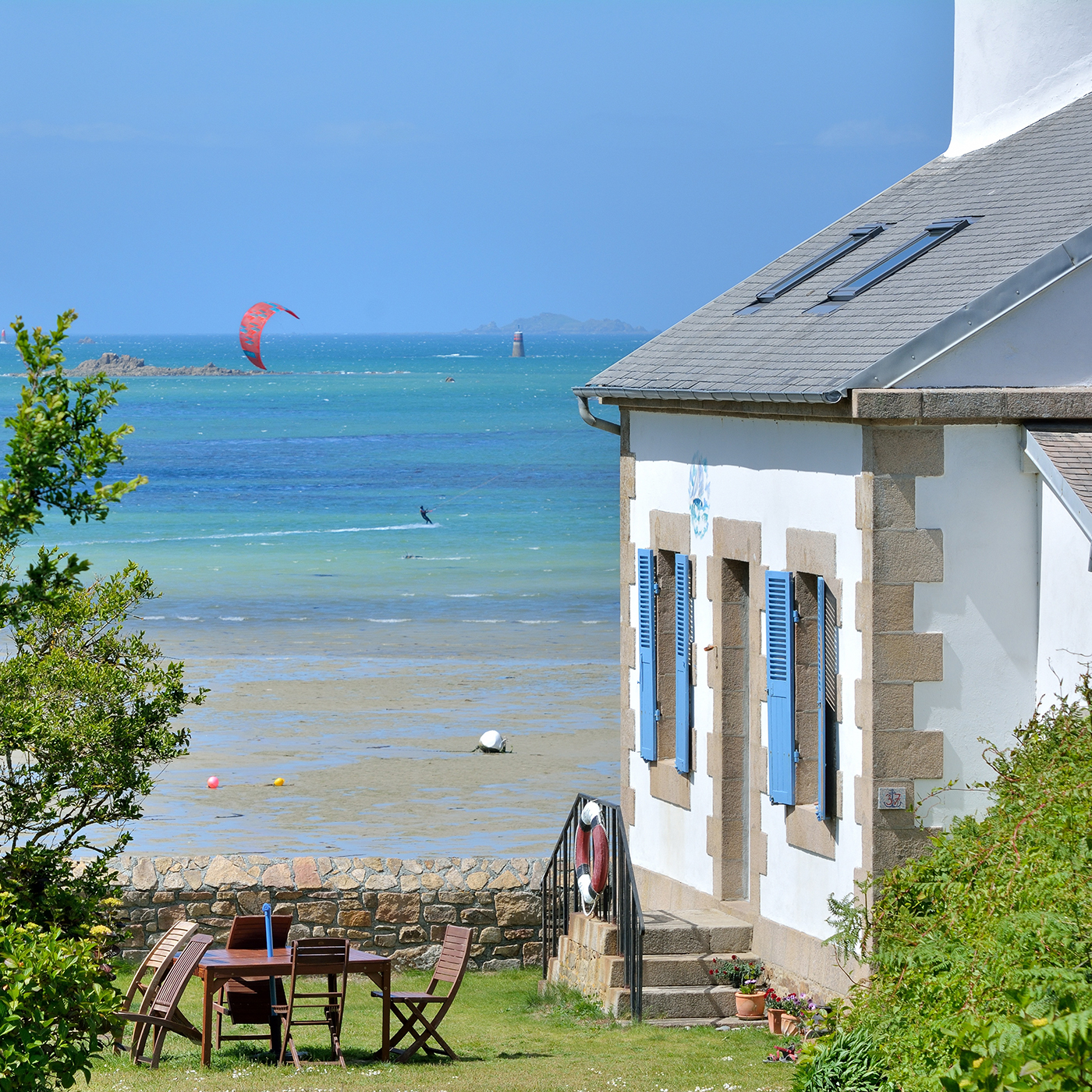 Maison secondaire au bord de la mer
